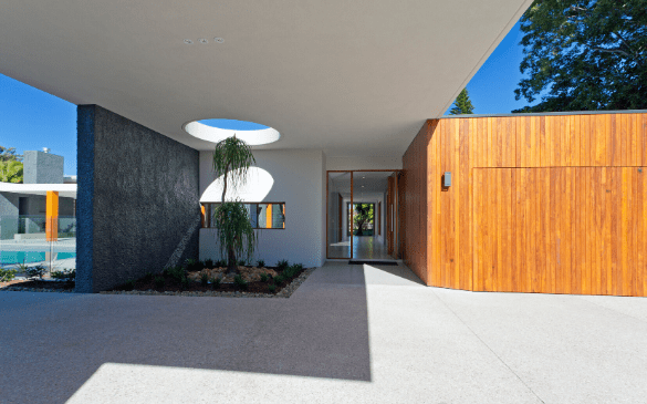 House Entrance Landscape Design